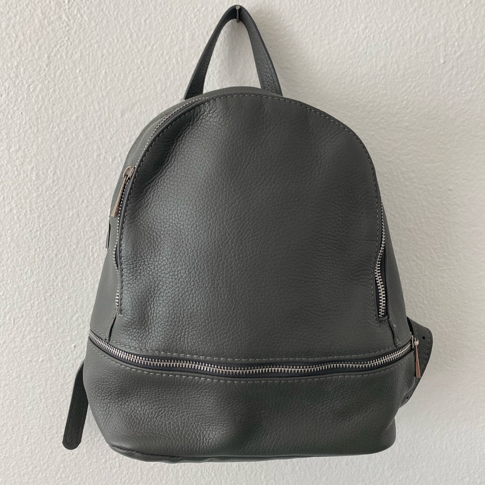 Italian Leather Mini Backpack